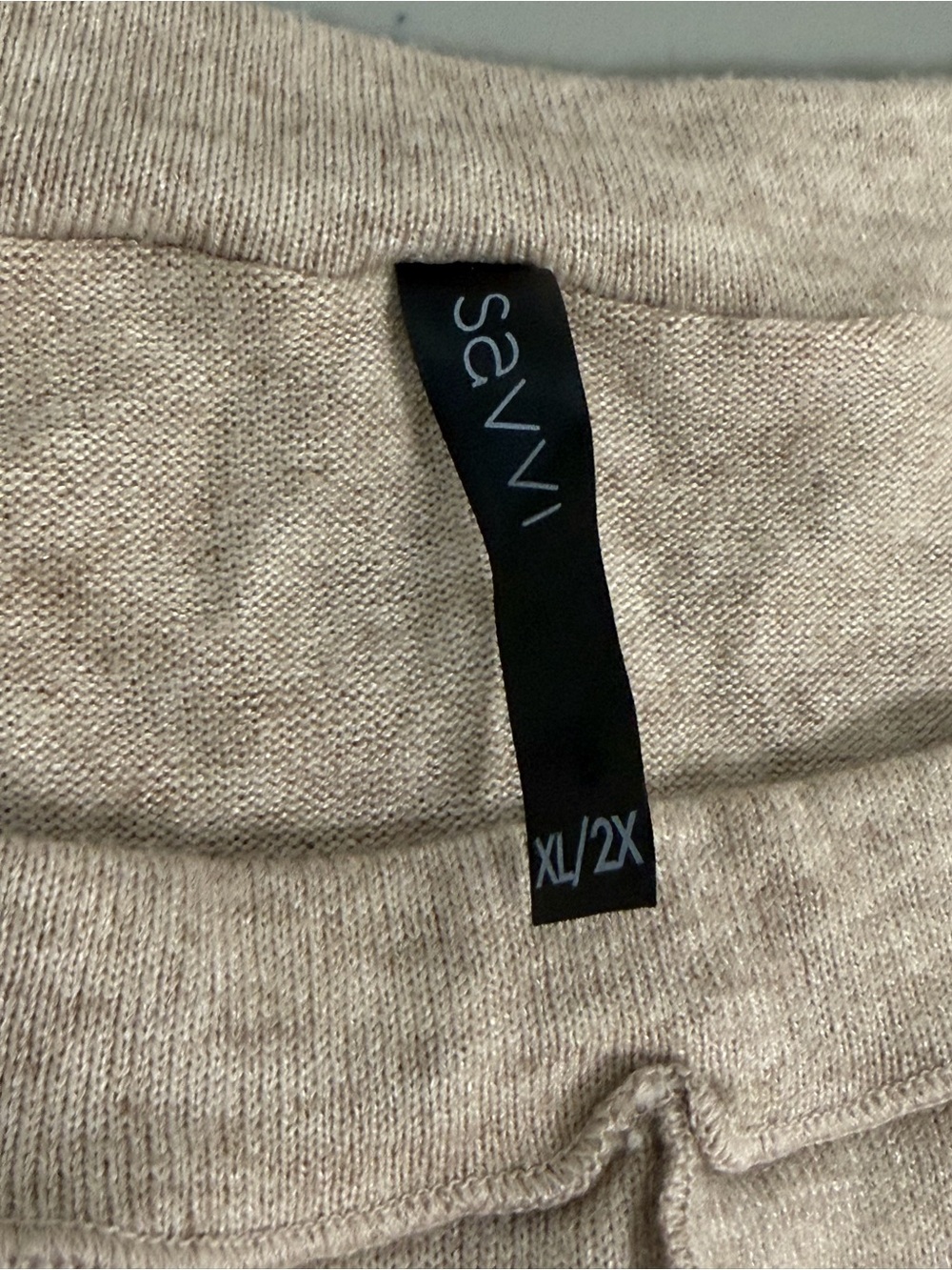 Long Sleeve Crewneck Shirt - Neutral Beige - Picture 4 of 5